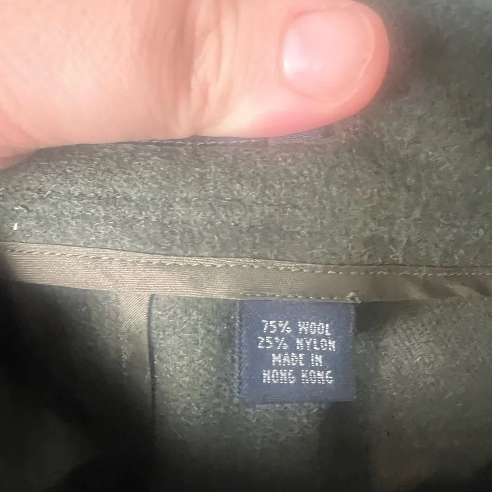 J. Crew Men's Size 36 Olive Green Wool Blend Business Elegant Slacks Pants‎